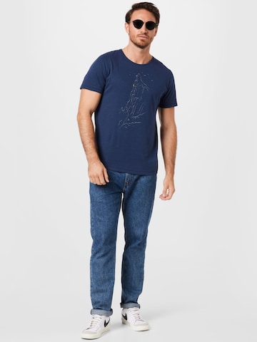 GREENBOMB Shirt 'Spice' in Blauw