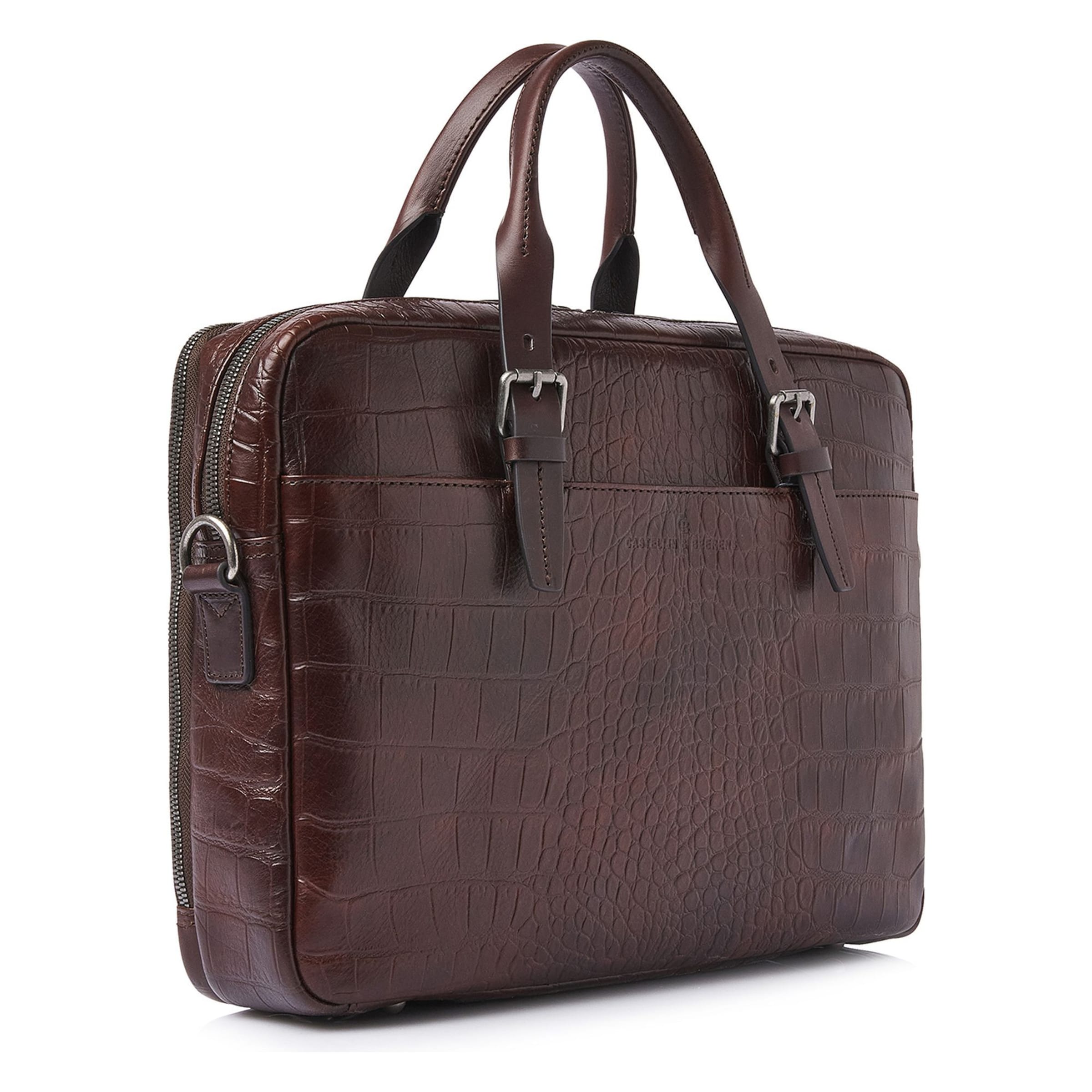 Borsa portadocumenti 'Jules' di Castelijn & Beerens in marrone
