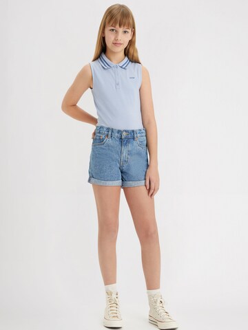 Levi's Kids Slimfit Shorts in Blau: Vorderseite