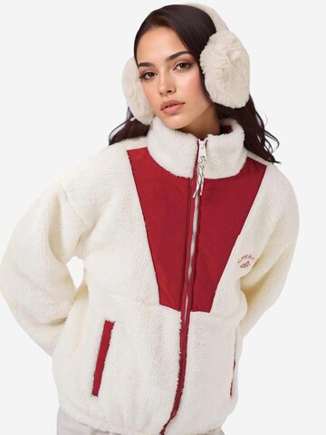 Veste en polaire Bigdart en blanc