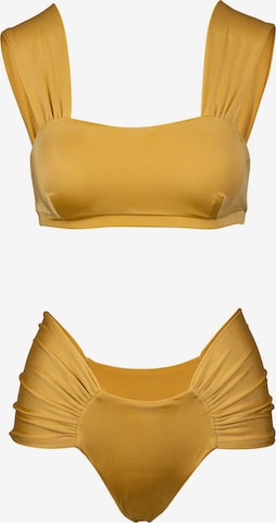 Kalaia Bikini 'Kini Skydiver Pink Bikini' in Gold: front