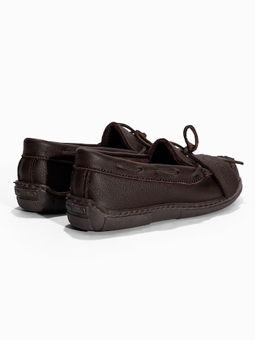 Mocassin 'Moosehide Classic' Minnetonka en marron