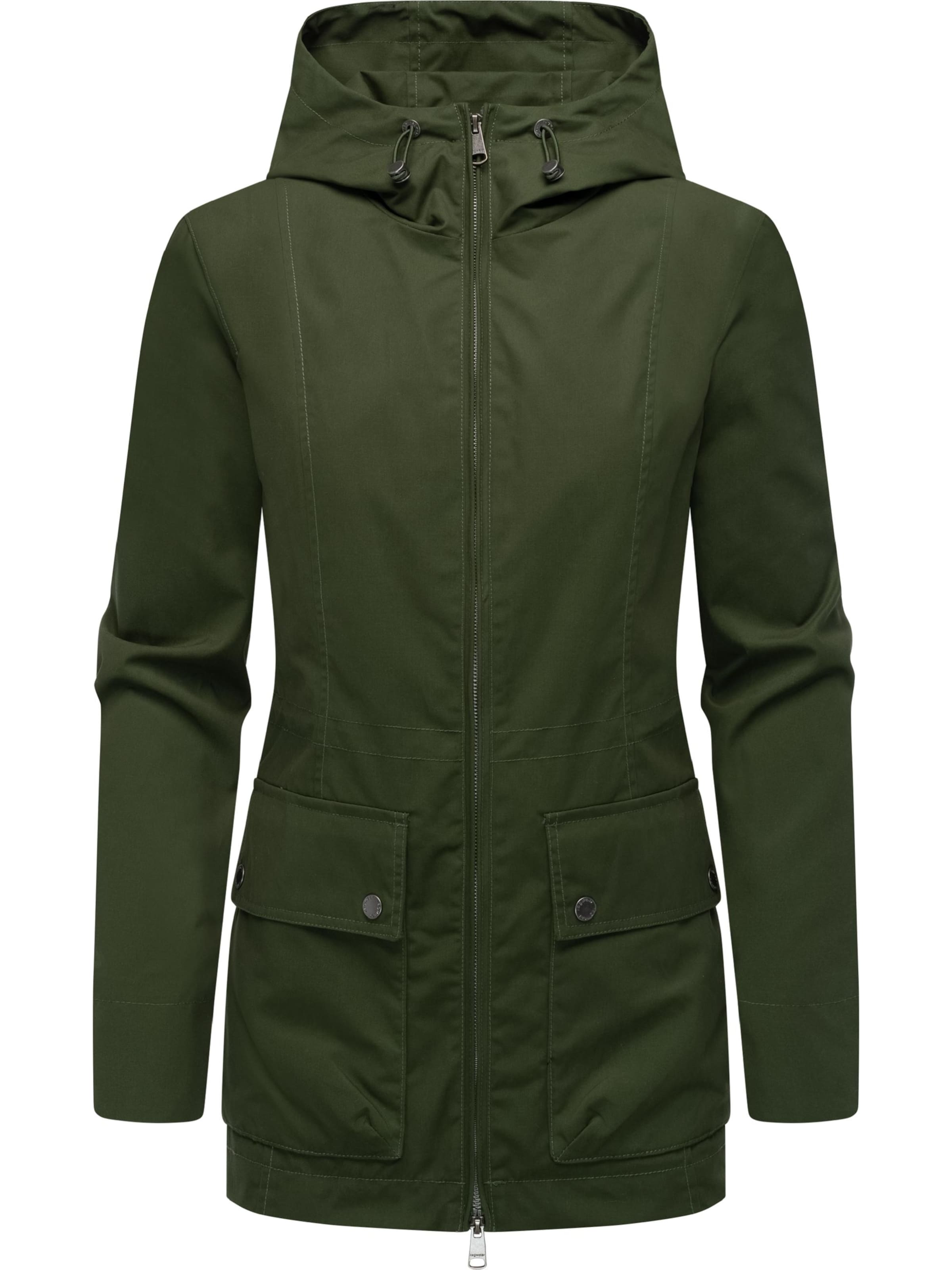 Ragwear Weatherproof jacket 'Monadetta B' in Green: front
