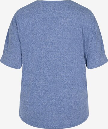 Zizzi Shirt 'CAAVA' in Blauw