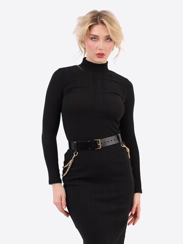 Haute Cuir Riem in Zwart