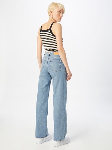 Monki Wide Leg Jeans in Blau