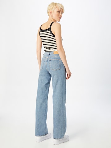 Monki Wide leg Jeans in Blauw