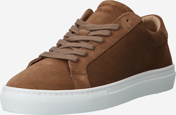 Les Deux Platform trainers 'THEODORE' in Brown: front