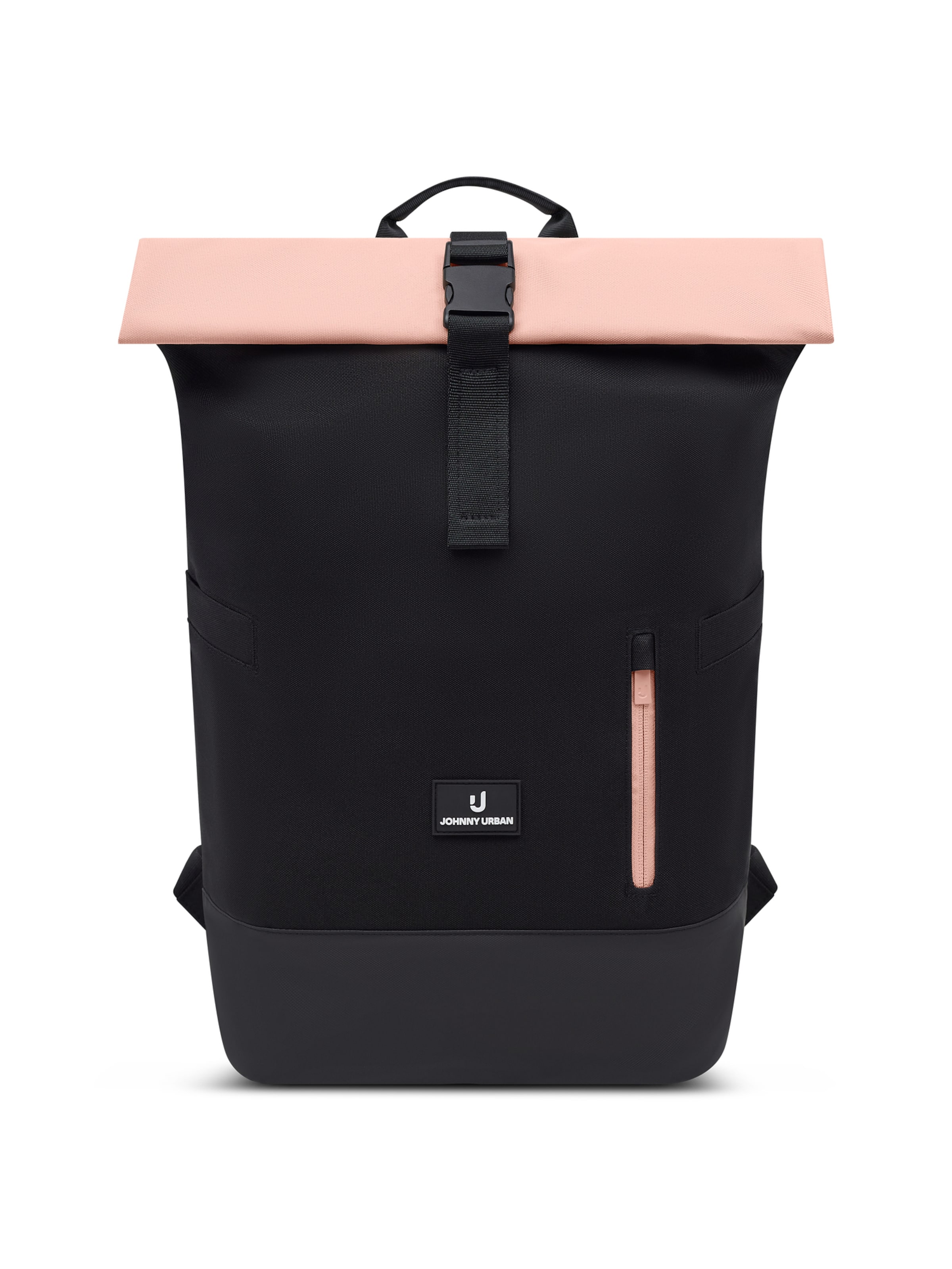 Johnny Urban Rugzak 'Luca Medium' in One Size in de kleur Rosa / Zwart, Productweergave