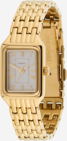 FOSSIL Аналогов часовник в злато: отпред