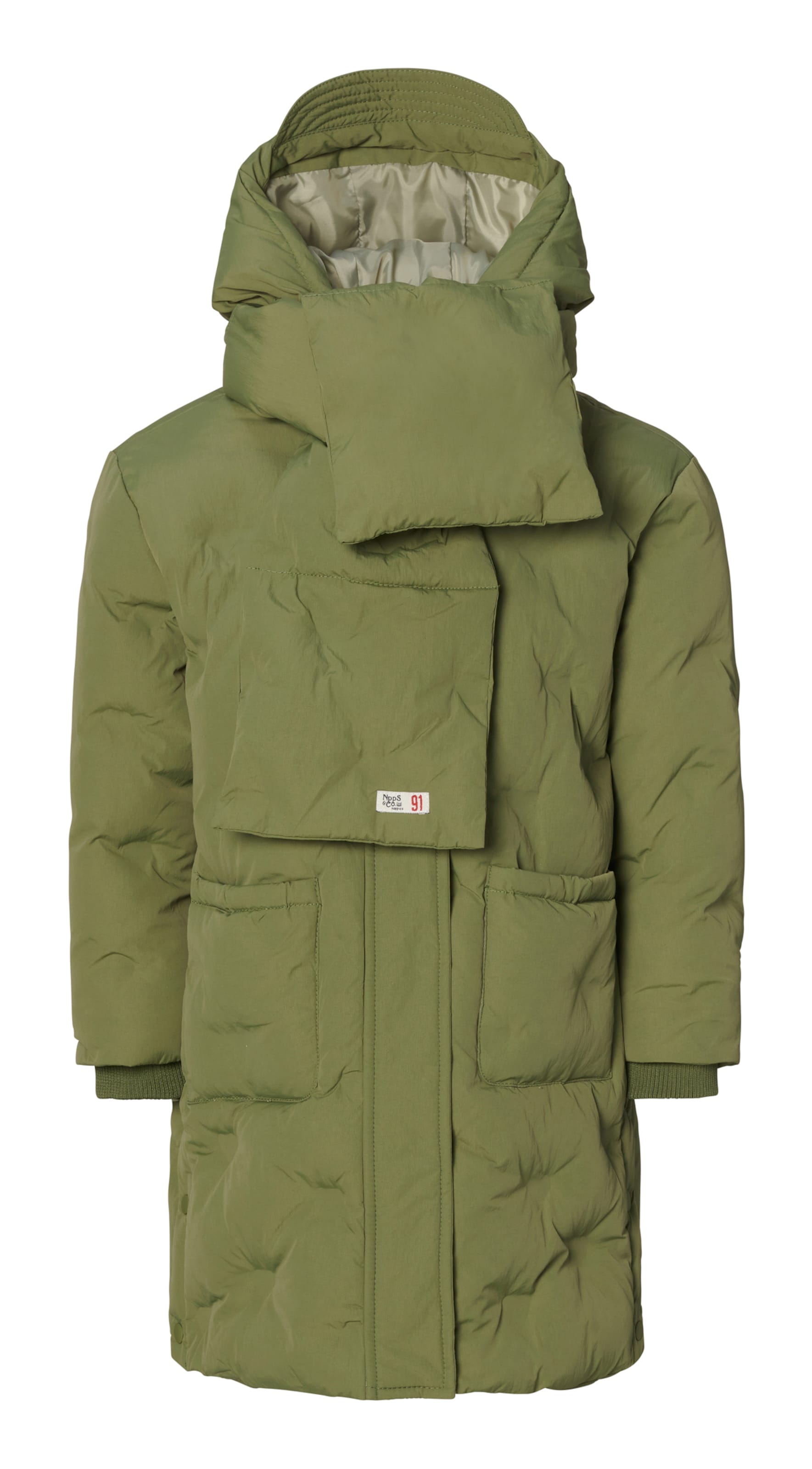 Noppies Winter jacket 'Niamey' in Green: front