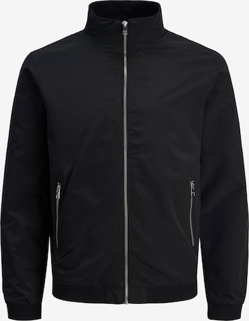 Veste mi-saison 'JJERush Harrington' JACK & JONES en noir : devant