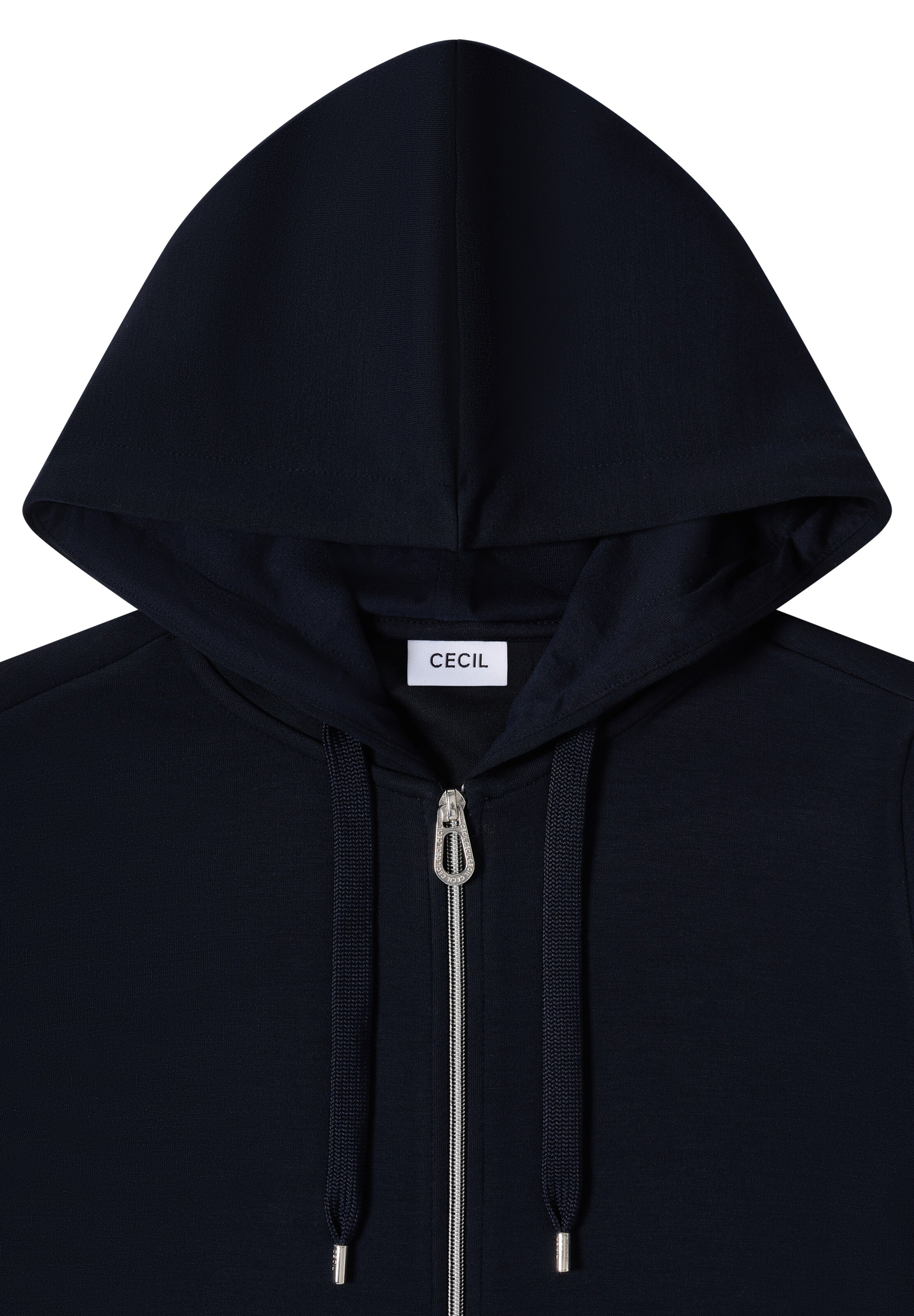 CECIL Zip-Up Hoodie in Blue
