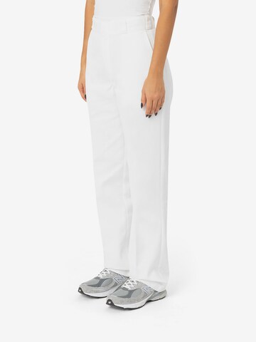 Regular Pantalon à plis '874' DICKIES en blanc