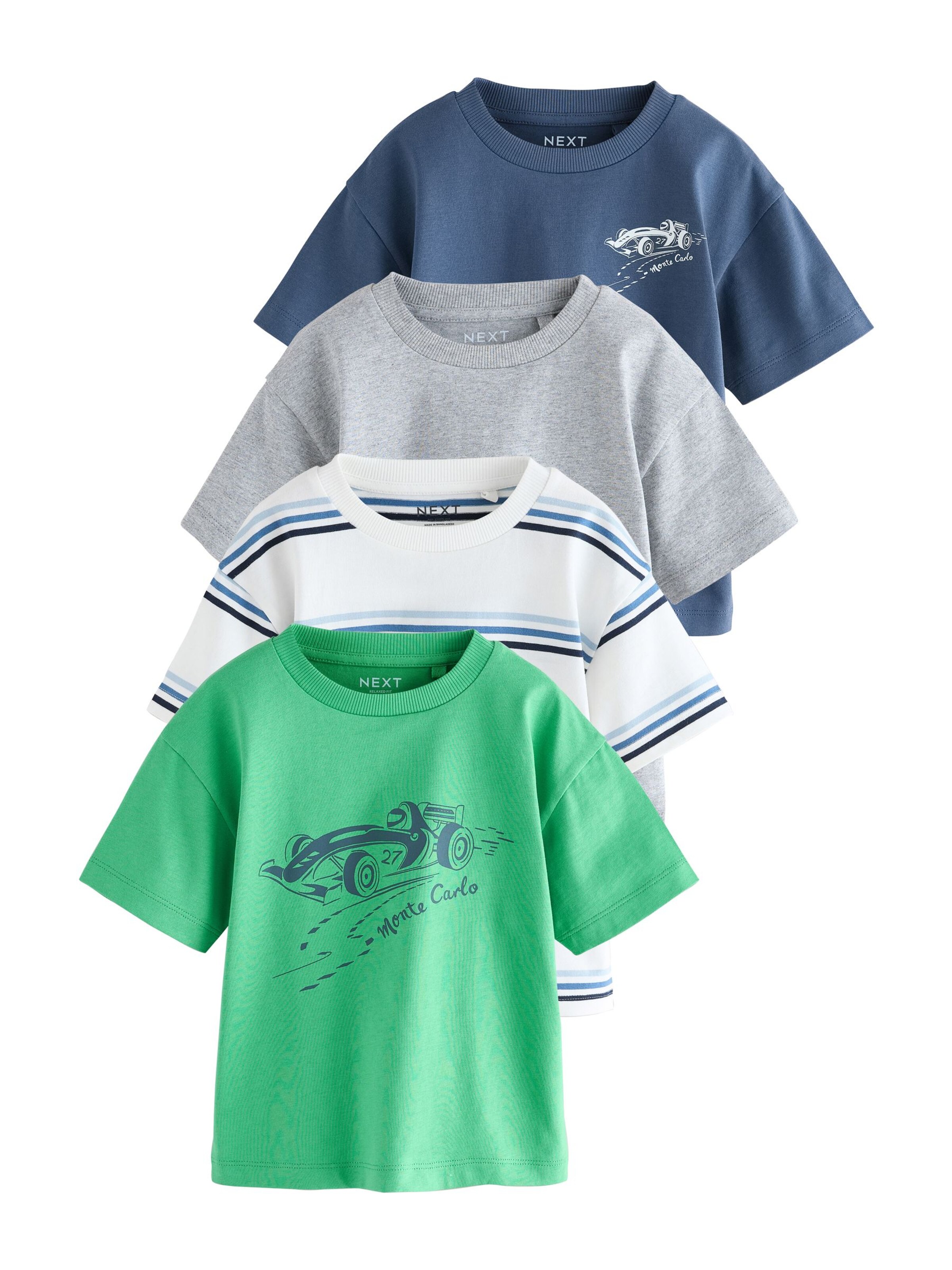 Next Shirt in Blue: front