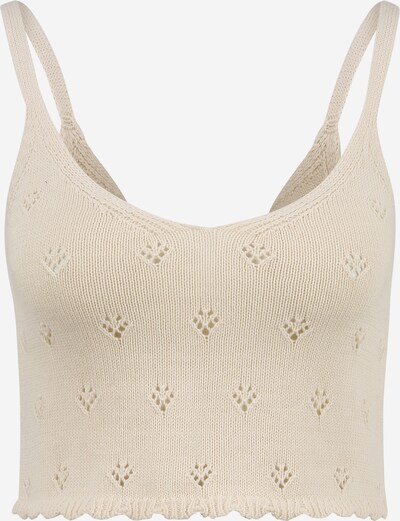 Pieces Petite Top 'TRULY' in naturweiß, Produktansicht