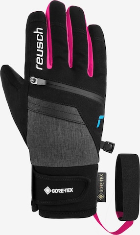 REUSCH Athletic Gloves 'Travis' in Black