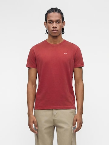 HOLLISTER Футболка в Красный: спереди