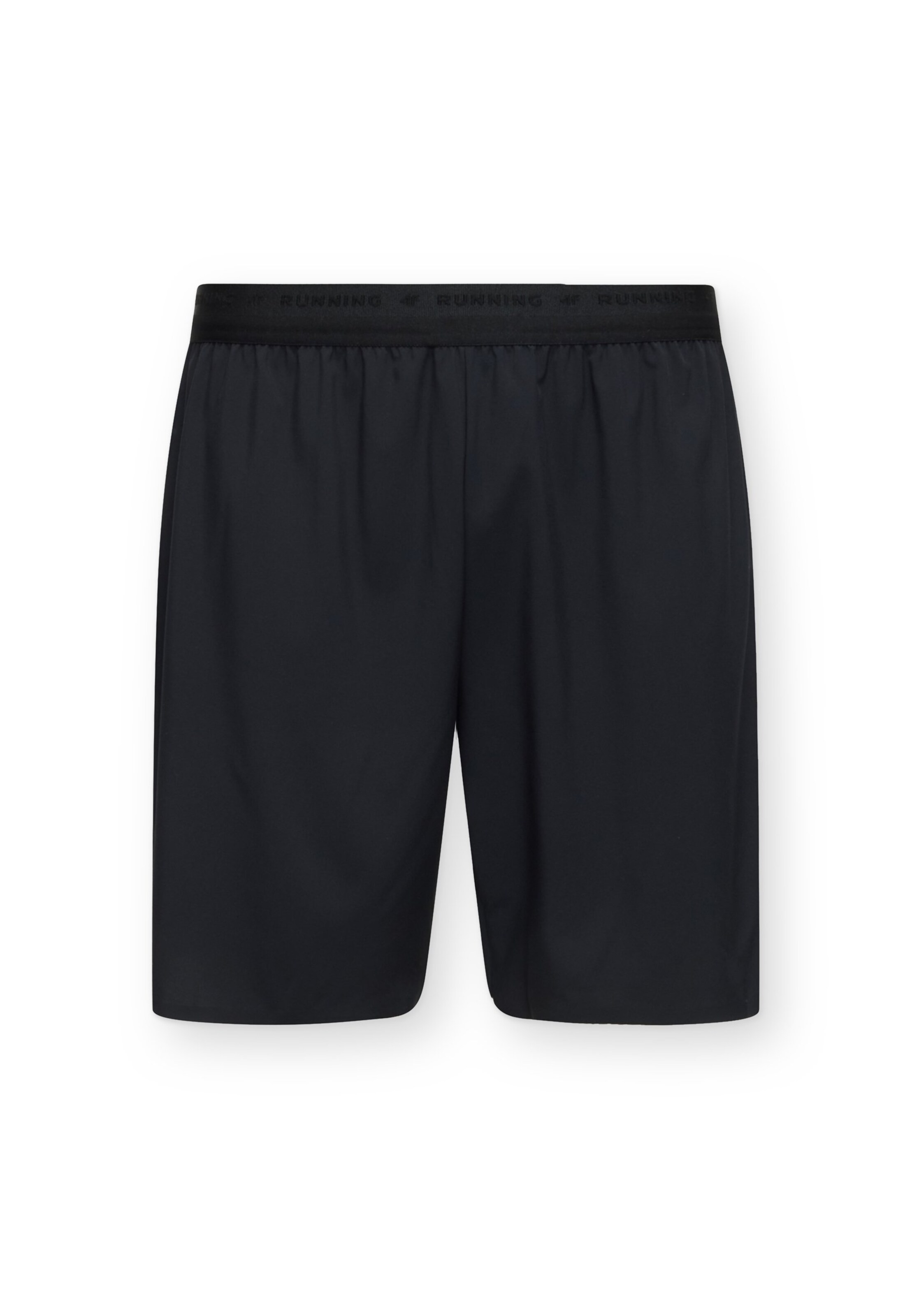 Regular Pantalon de sport 4F en noir : devant