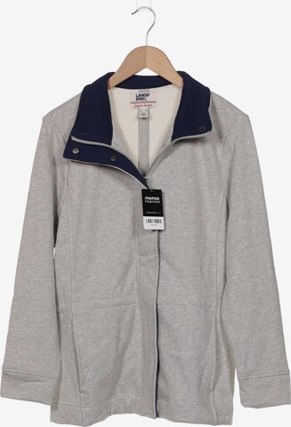 Lands‘ End Sweatshirt & Zip-Up Hoodie in M in Grey: front