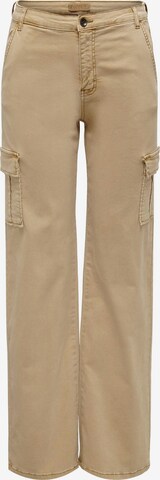 ONLY tavaline Klapptaskutega püksid 'Safai-Missouri', värv pruun: eest vaates