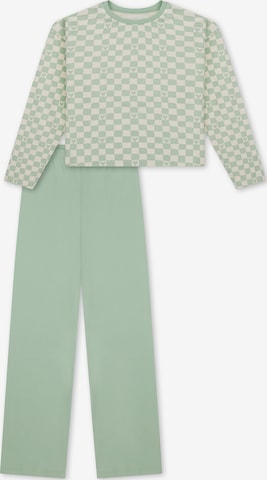 Pyjama ' Nightwear ' SCHIESSER en vert : devant
