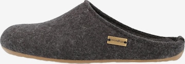 HAFLINGER Hausschuh 'Everest Fundus' in Schwarz: Vorderseite