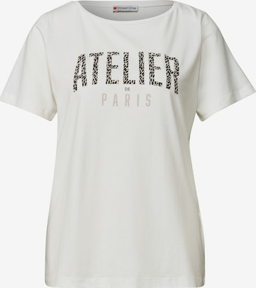 STREET ONE Shirt in White: front