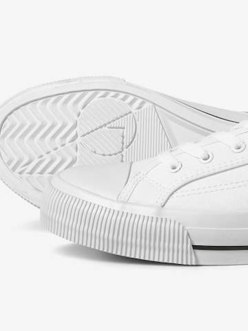 JACK & JONES Platform trainers in White