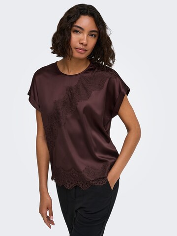 ONLY - Blusa 'ONLBELLA' en marrón