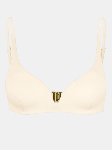 MAREZZA Bikinitop 'Ligeia V-Wire Darted Bikini Top Ivory' in Beige: voorkant