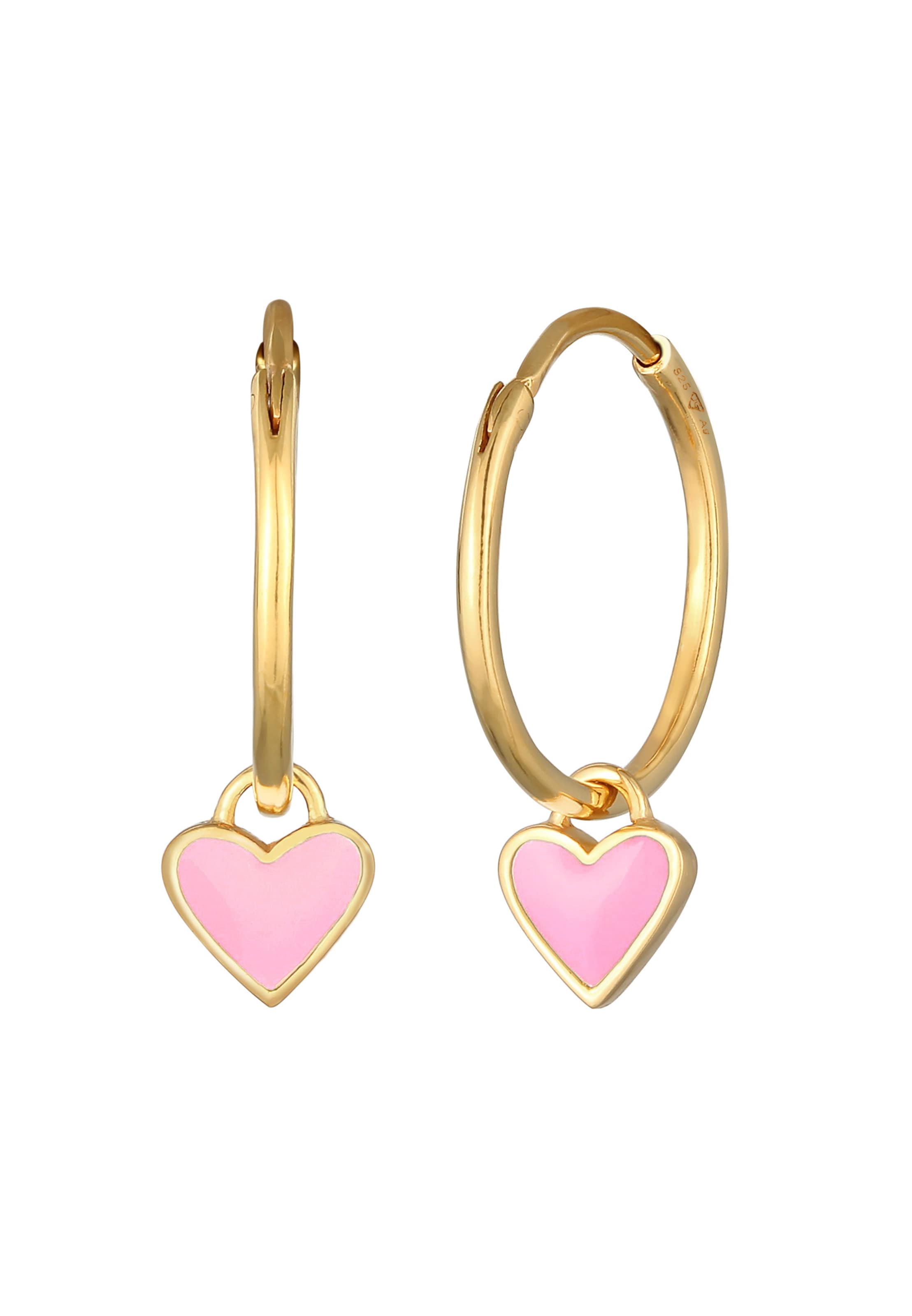 ELLI Náušnice - Zlatá: predná strana