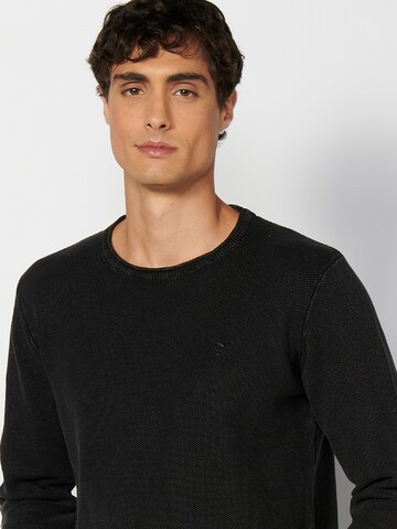 KOROSHI Pullover in Schwarz