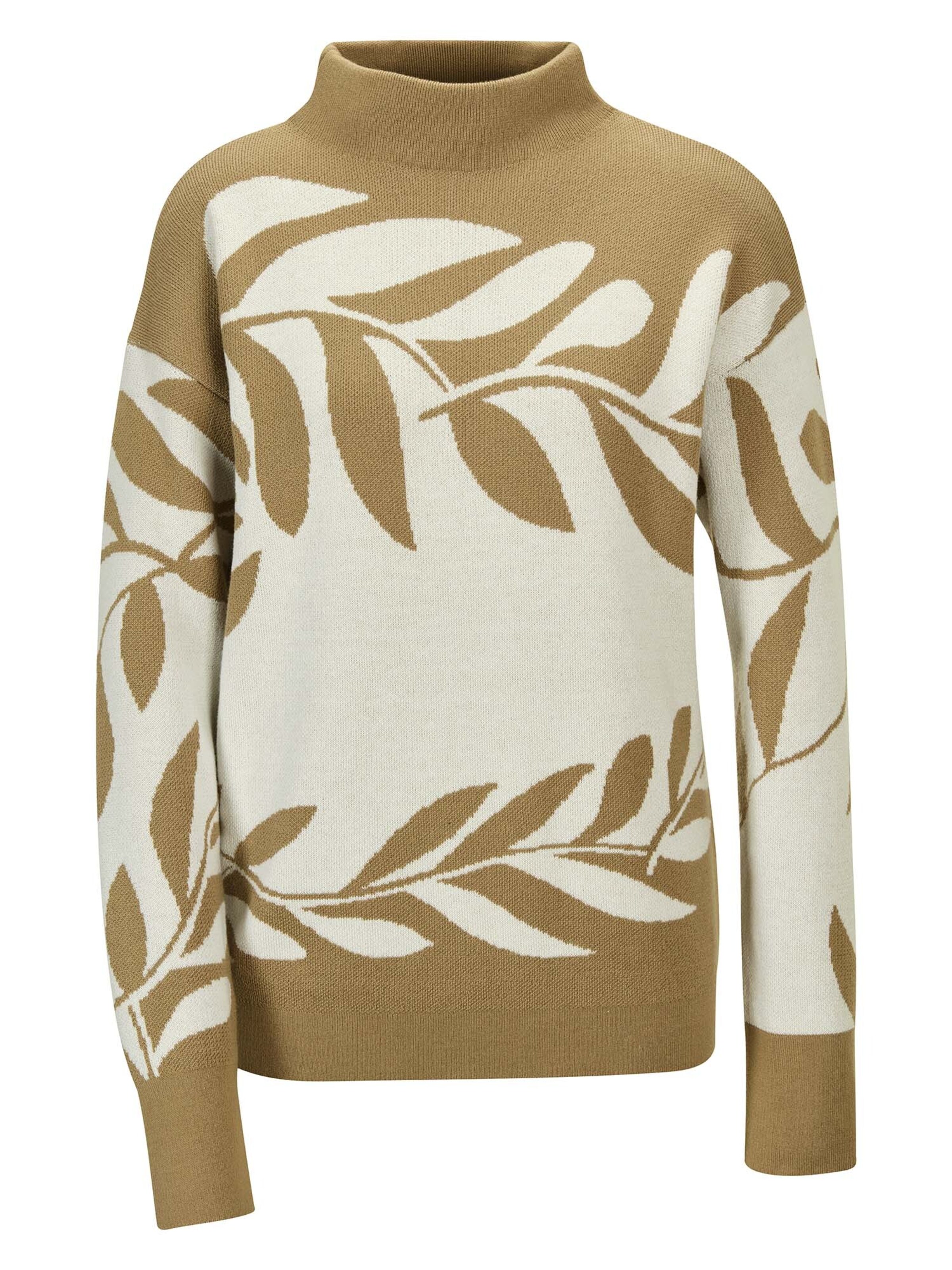 MADELEINE Trui in Wit: voorkant