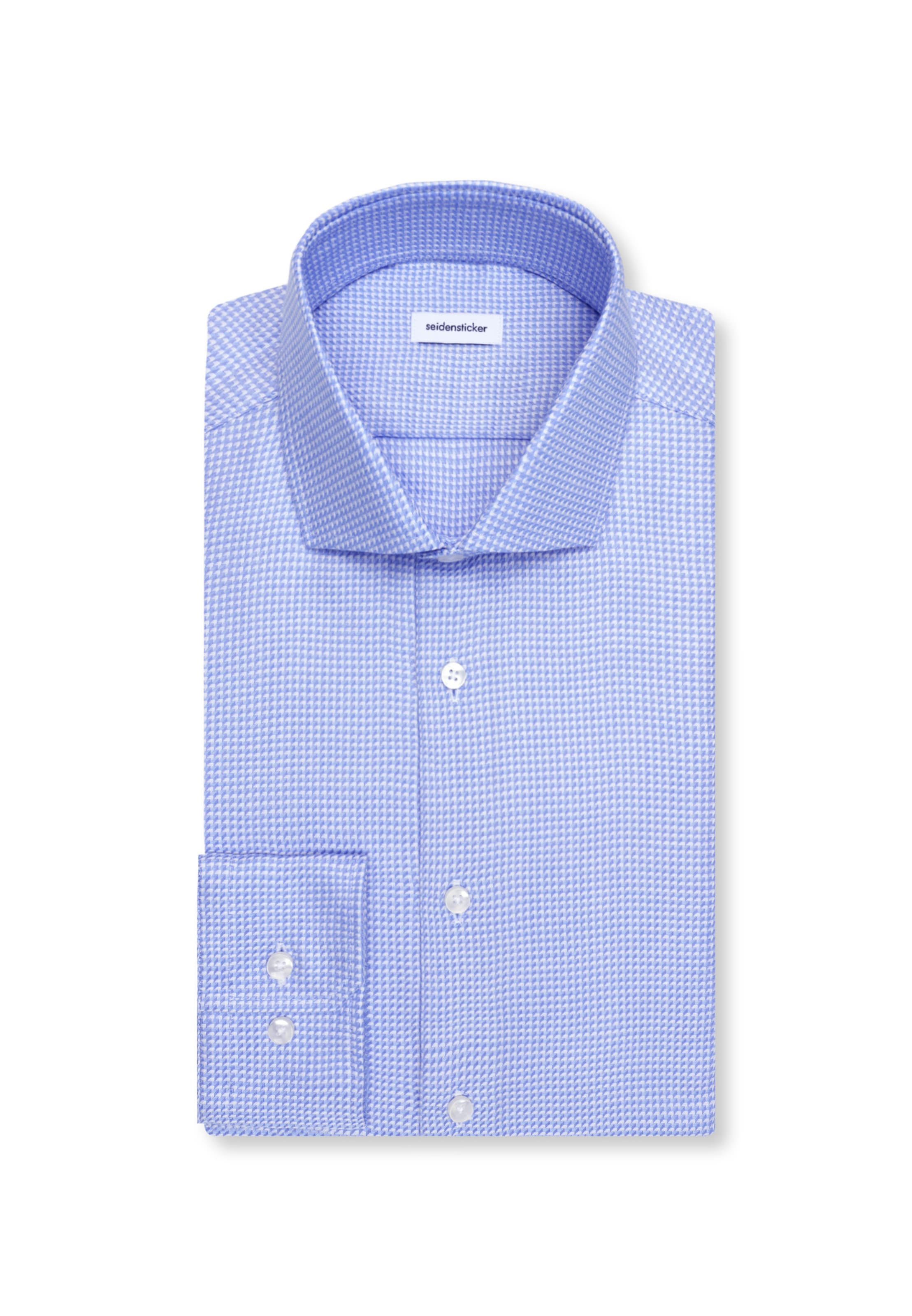 SEIDENSTICKER Regular Fit Businesshemd in Blau