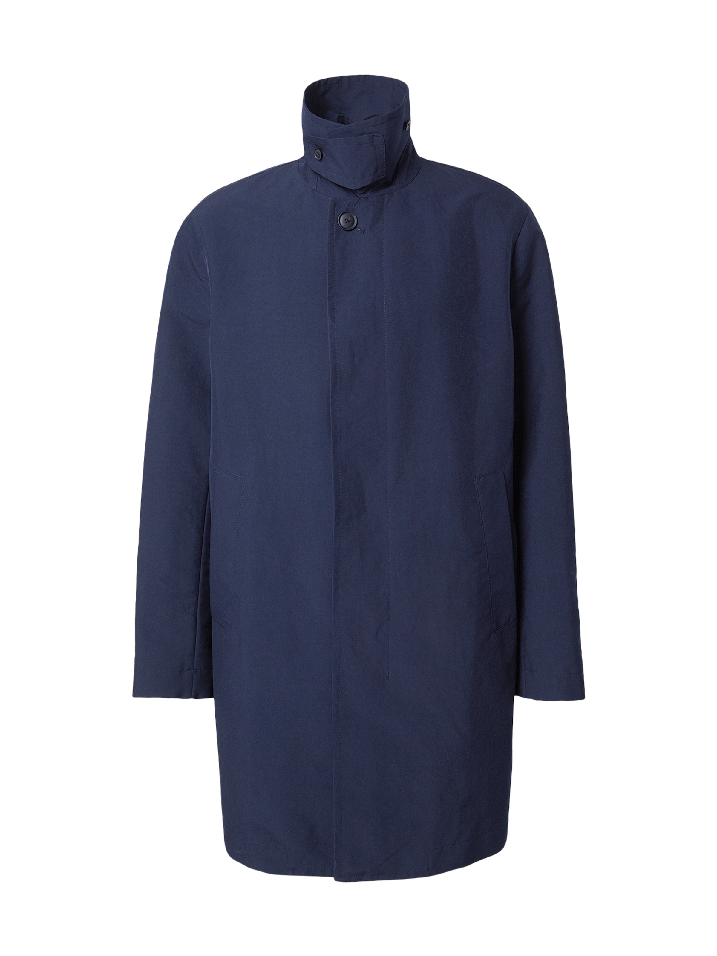 BOSS Between-seasons coat 'Clark' in Blue: front