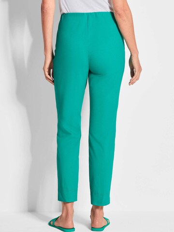Effilé Pantalon 'Louisa' Goldner en vert