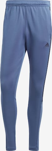 ADIDAS SPORTSWEAR Slimfit Športne hlače 'Tiro' | modra barva: sprednja stran