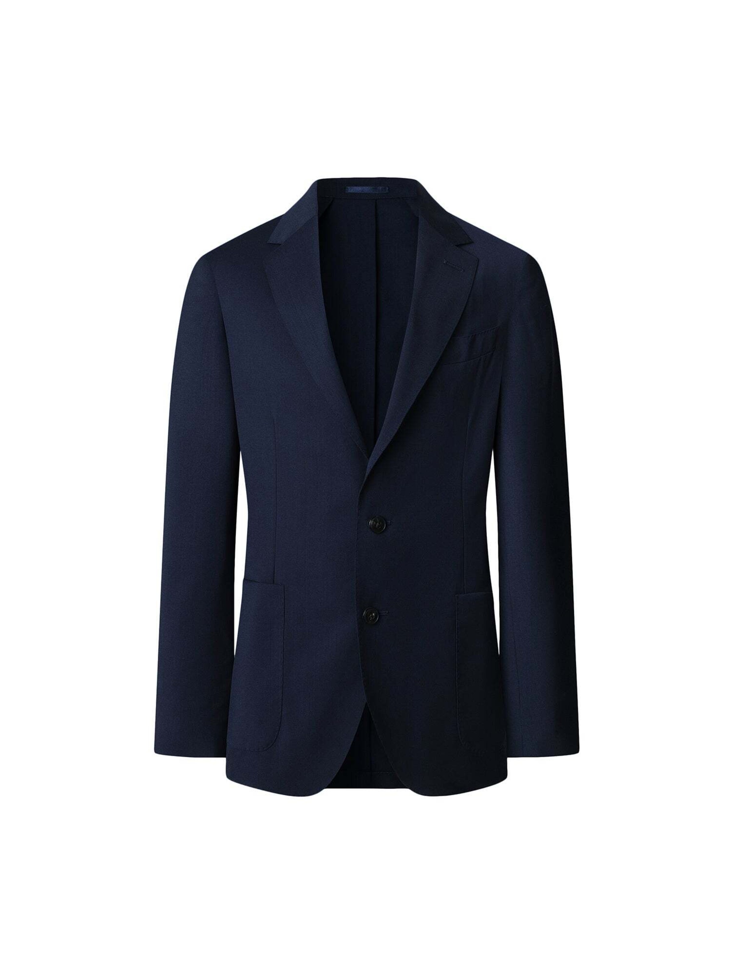 Hackett London Slim fit Colbert 'Tropical' in Blauw: voorkant