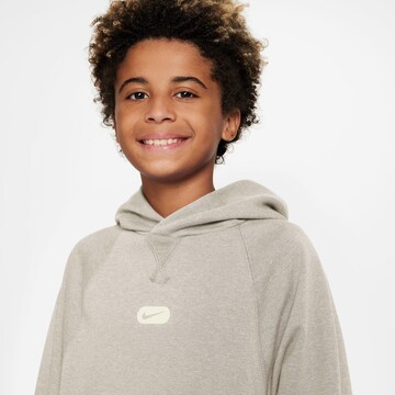 Nike Sportswear Athletic Sweatshirt in Grey