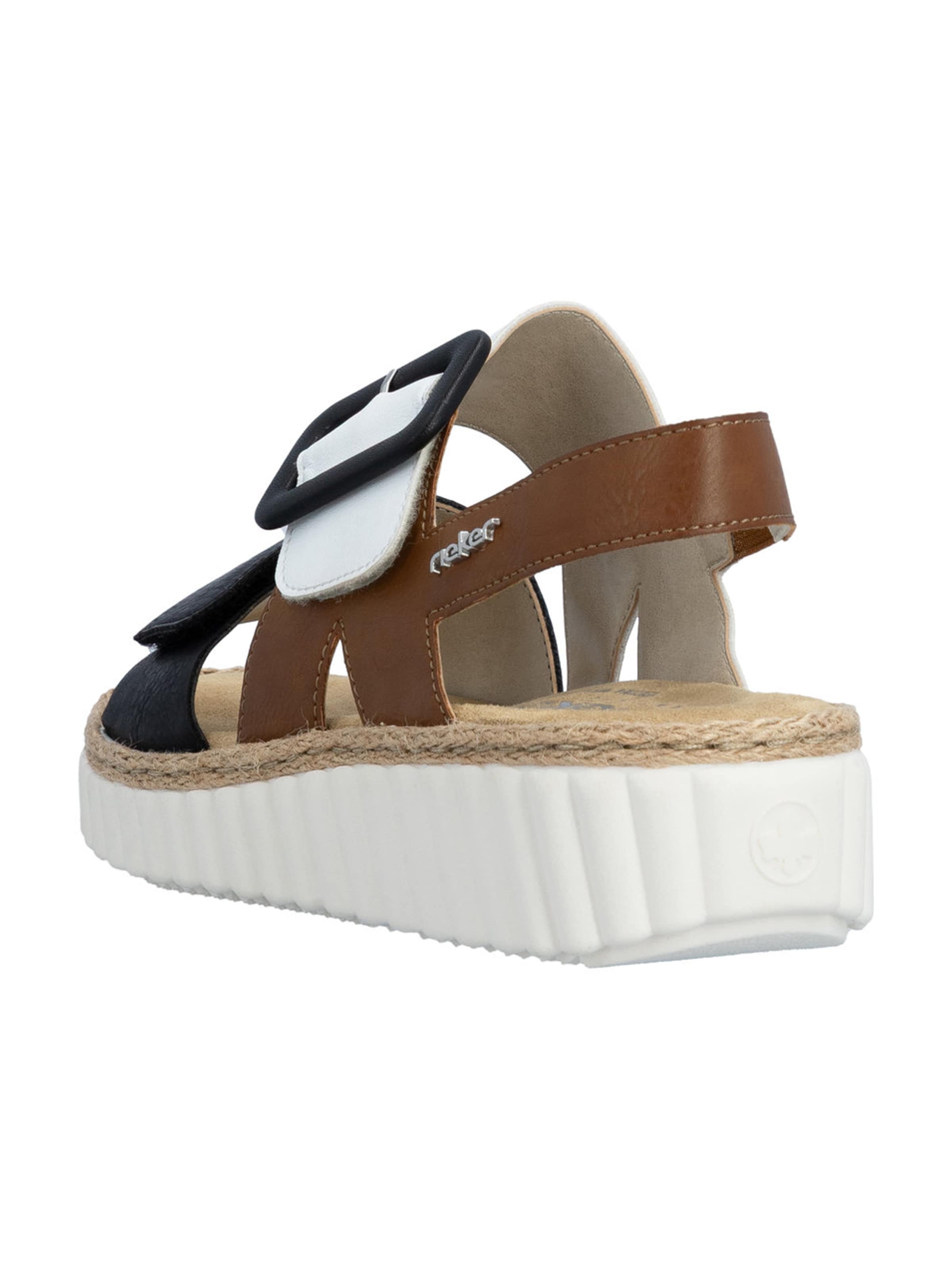 Sandales à lanières Rieker en mélange de couleurs