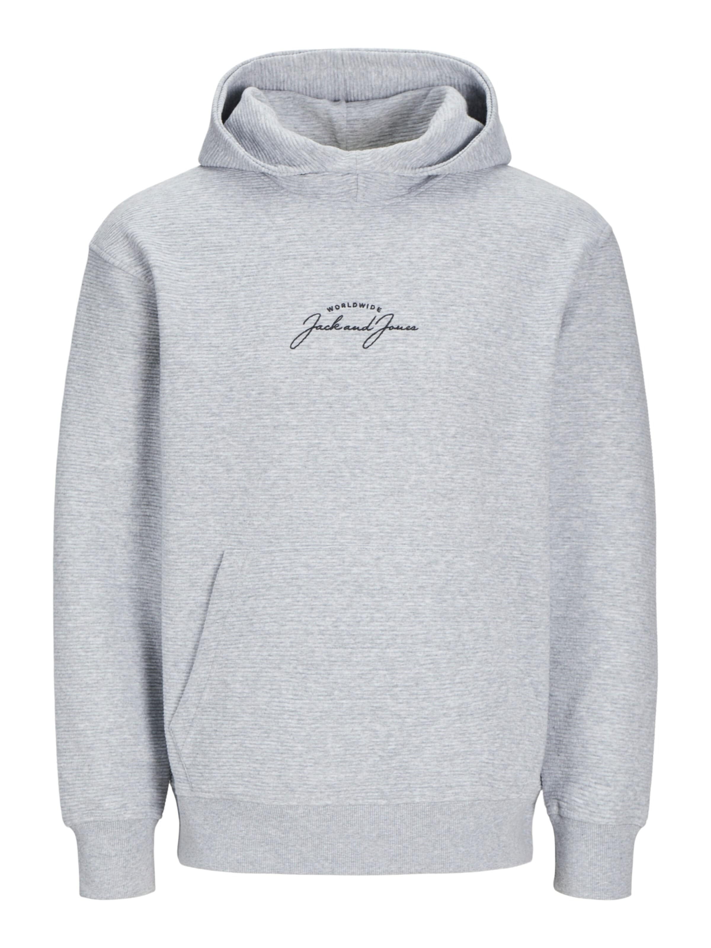 JACK & JONES Sweatshirt in Grey: front