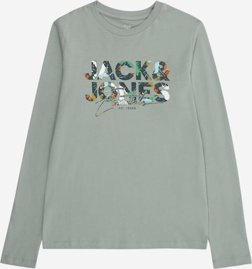 Jack & Jones Junior Shirt 'JJGEPLAS' in Groen: voorkant