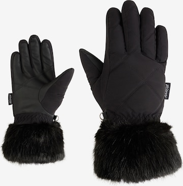 ZIENER Sporthandschuhe 'Kwinz' in Schwarz: Vorderseite