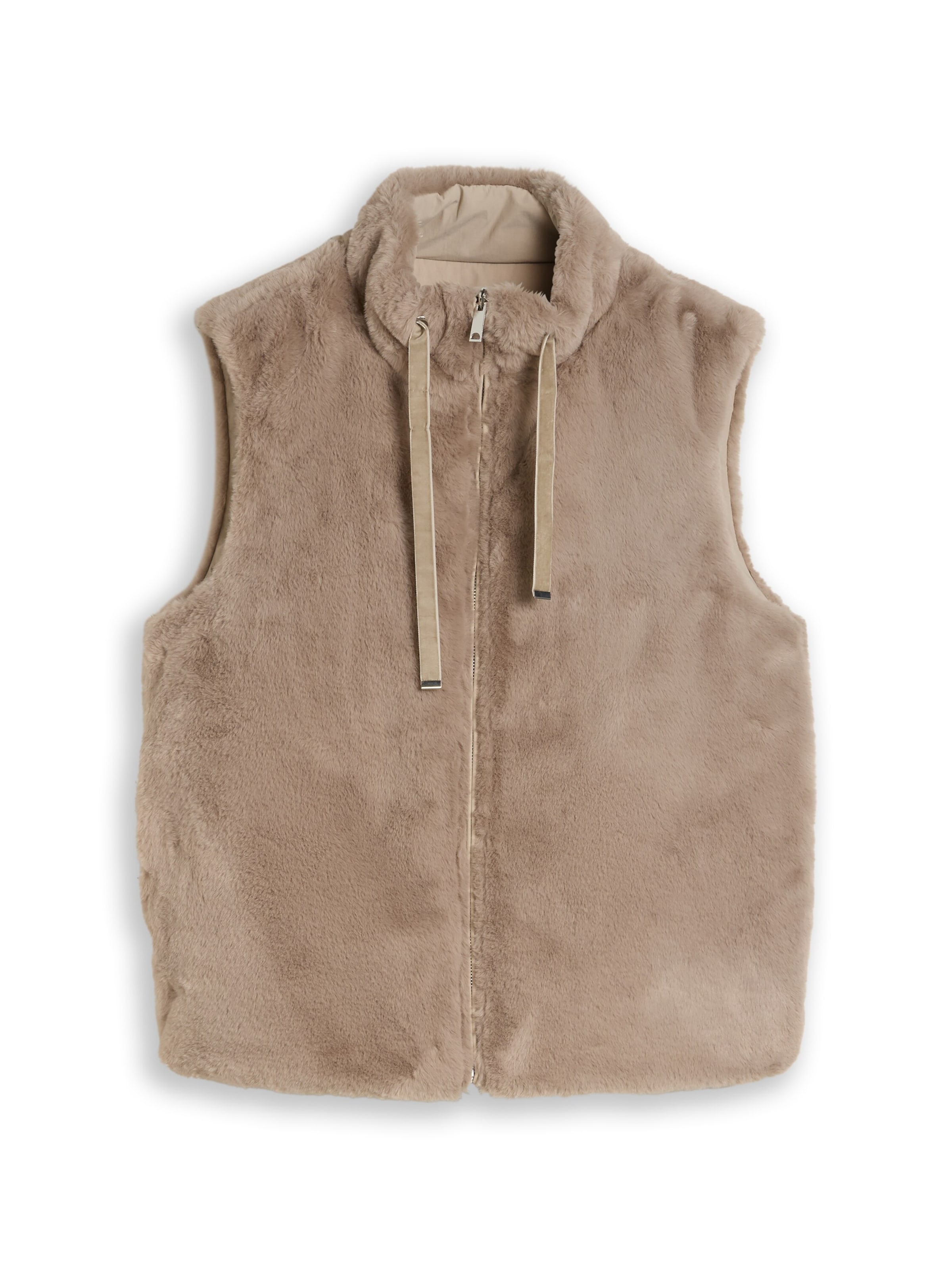 TOM TAILOR Bodywarmer in Grijs: voorkant