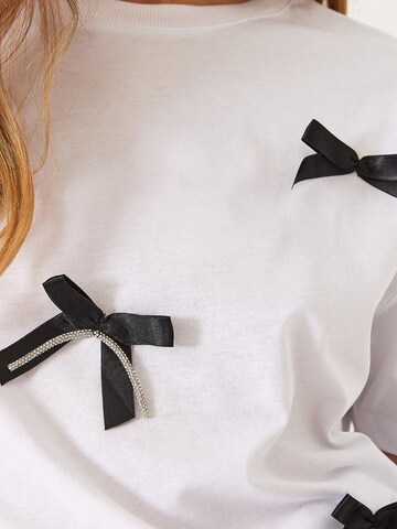 T-shirt Bianco Lucci en blanc
