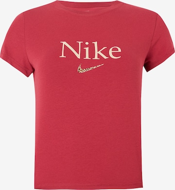 Nike Sportswear T-Shirt in Rot: Vorderseite