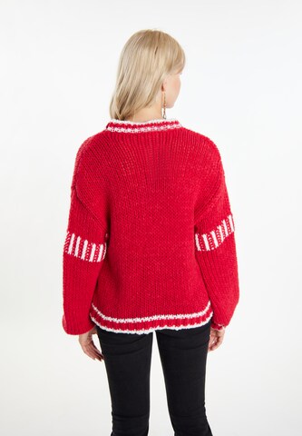 Pull-over 'Hoona' IZIA en rouge