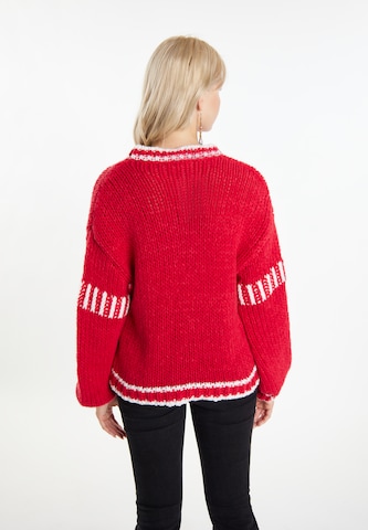 IZIA Sweater 'Hoona' in Red