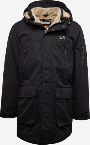 Parka d’hiver QS en noir : devant